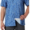 image:imageColumbia Mens Super Slack Tide Camp Shirt Short SleeveVivid Blue Gamefish Print