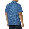 image:imageColumbia Mens Super Slack Tide Camp Shirt Short SleeveVivid Blue Gamefish Print