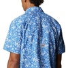 image:imageColumbia Mens Super Slack Tide Camp Shirt Short SleeveVivid Blue Kona Print