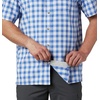 image:imageColumbia Mens Super Slack Tide Camp Shirt Short SleeveVivid Blue Palaka Plaid