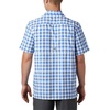 image:imageColumbia Mens Super Slack Tide Camp Shirt Short SleeveVivid Blue Palaka Plaid