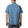 image:imageColumbia Mens Super Slack Tide Camp Shirt Short SleeveVivid Blue Tribal Fish Print