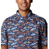 image:imageColumbia Mens Super Slack Tide Camp Shirt Short SleeveWhite Sails Away Print