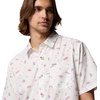 image:imageColumbia Mens Super Slack Tide Camp Shirt Short SleeveWhite Shorelines