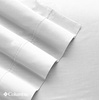 image:imageColumbia Omni Freeze Super Soft Breathable MoistureWicking Cooling Sateen Flat Sheet Fitted Sheet and Pillow Case Set Luxury 4 Piece Columbia Greay King Bedsheets SetWhite