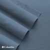 image:imageColumbia Omni Freeze Super Soft Breathable MoistureWicking Cooling Sateen Flat Sheet Fitted Sheet and Pillow Case Set Luxury 4 Piece Columbia Greay King Bedsheets SetDark Mirage