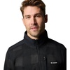 image:imageColumbia Sweater Weather II Printed 12 ZipBlack BuffaloCheck PrintShark Black