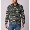 image:imageColumbia Sweater Weather II Printed 12 ZipBlack Checkered Peaks Tonal Print