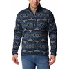 image:imageColumbia Sweater Weather II Printed 12 ZipCollegiate Navy Checkered Peaks Print