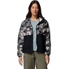 image:imageColumbia Womens Spire Valley Printed WindbreakerBlack Ikatbloom PrintBlack
