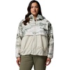 image:imageColumbia Womens Spire Valley Printed WindbreakerSafari Fieldaze PrintDark Stone