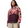 image:imageColumbia Womens Spire Valley Printed WindbreakerWashed Red Ikatbloom PrintMoonvista