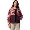 image:imageColumbia Womens Spire Valley Printed WindbreakerWashed Red Ikatbloom PrintMoonvista