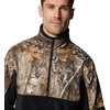image:imageColumbia mens Phg Fleece Overlay II 14 ZipBlackRealtree Edge