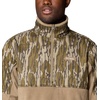 image:imageColumbia mens Phg Fleece Overlay II 14 ZipFlaxMossy Oak Bottomland