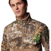 image:imageColumbia mens Phg Fleece Overlay II 14 ZipFlaxRealtree Edge