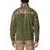 image:imageColumbia mens Phg Fleece Overlay II 14 ZipSurplus GreenMossy Oak Bottomland