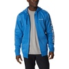 image:imageColumbia mens Trek Full Zip HoodieBright Indigo HeatherCsc Sleeve Logo