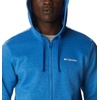 image:imageColumbia mens Trek Full Zip HoodieBright Indigo HeatherCsc Sleeve Logo
