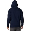image:imageColumbia mens Trek Full Zip HoodieCollegiate NavyCsc Sleeve Logo