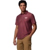 image:imageColumbia Mens Collegiate Thistletown Hills Printed PoloVt  Deep Maroon