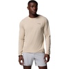 image:imageColumbia Mens PFG Uncharted Graphic Tee Long SleeveAncient Fossil HeatherRedfish Swamplands