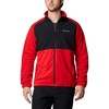 image:imageColumbia Mens Sage Peak Full Zip FleeceSail RedBlack