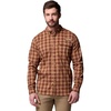 image:imageColumbia Mens Sharptail Long Sleeve Yarn Dye ShirtCamel Brown Triple Check