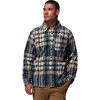 image:imageColumbia Mens Steens Mountain Printed Shirt Jacket IiCollegiate Navy Herringplaid