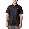 image:imageColumbia Mens Super Slack Tide Camp Shirt Short SleeveBlack Casted N Blasted