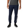 Collegiate Navy  White Vertical Logo