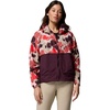image:imageColumbia Womens Spire Valley Printed WindbreakerWashed Red Ikatbloom PrintMoonvista