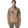 image:imageColumbia mens Phg Fleece Overlay II 14 ZipFlaxRealtree Edge