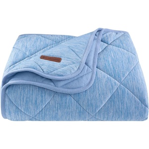 image:imageColumbia 50 x 60 Cooling Throw Blanket  Soft and Cozy Home Essentials for Bed and Living Room 80 Nylon  20 Polyethylene Heathered 6 Diamond Quilt 100 Polyester Wicking  CLB GreyDark Mirage