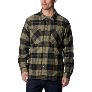 image:imageColumbia Cornell Woods Fleece Lined Shirt JacketStone GreenDark Stone Woodsman Tartan