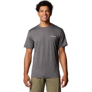 image:imageColumbia Kwick Hike Back Graphic Short Sleeve TeeBlack HeatherLinear View Multi