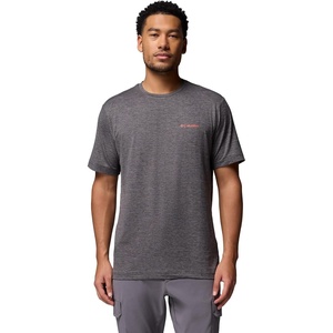 image:imageColumbia Kwick Hike Back Graphic Short Sleeve TeeBlack HeatherLinescape
