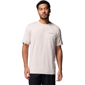 image:imageColumbia Kwick Hike Back Graphic Short Sleeve TeeDark Stone HeatherLinescape