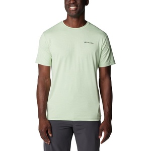 image:imageColumbia Kwick Hike Back Graphic Short Sleeve TeeSage Leaf HeatherMoonscape
