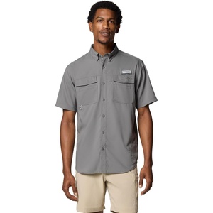 image:imageColumbia Mens Blood and Guts V Short Sleeve ShirtCity Grey