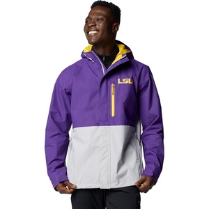 image:imageColumbia Mens Collegiate Field Bound JacketLsu  Vivid PurpleColumbia Grey