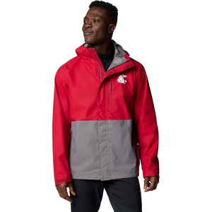 image:imageColumbia Mens Collegiate Field Bound JacketWaz  Red VelvetCity Grey