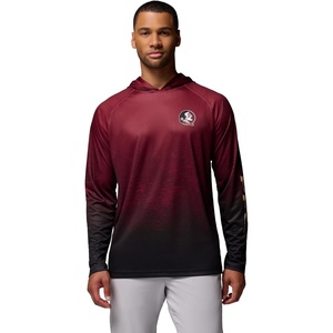 image:imageColumbia Mens Collegiate Super Terminal Tackle HoodieFsu  CabernetBlack