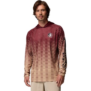 image:imageColumbia Mens Collegiate Super Terminal Tackle HoodieFsu  Deep MaroonSierra Tan