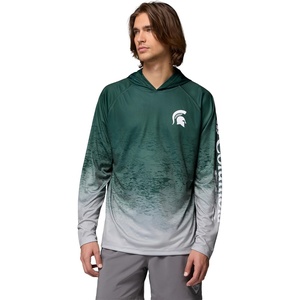 image:imageColumbia Mens Collegiate Super Terminal Tackle HoodieMs  SpruceColumbia Grey