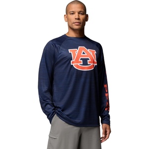 image:imageColumbia Mens Collegiate Terminal Tackle Heather Long Sleeve ShirtAub  Collegiate Navy