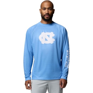 image:imageColumbia Mens Collegiate Terminal Tackle Heather Long Sleeve ShirtNc  White Cap Heather