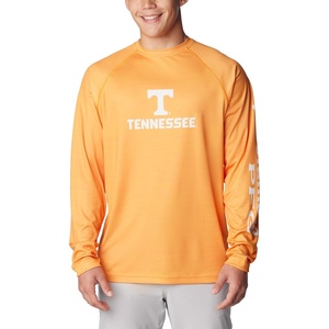 image:imageColumbia Mens Collegiate Terminal Tackle Heather Long Sleeve ShirtUt  Solarize Heather