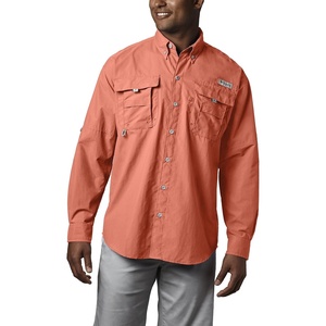 image:imageColumbia Mens PFG Bahama II Long Sleeve Fishing ShirtBright Peach