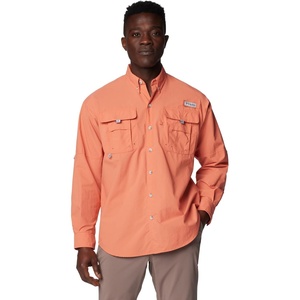 image:imageColumbia Mens PFG Bahama II Long Sleeve Fishing ShirtFaded Peach